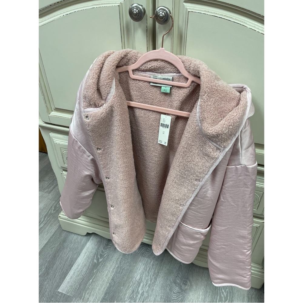 Anthropologie Leona Reversible Sherpa Jacket NWT SZ XL - Picture 6 of 10